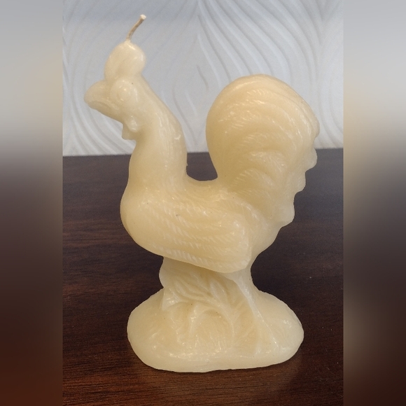 Vintage Artisanal Rooster Candles - Picture 3 of 5